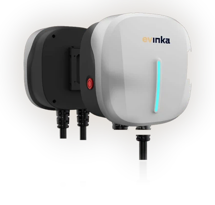 Cargador EVINKA Mini Box, wallbox blanco de 7,4 kW